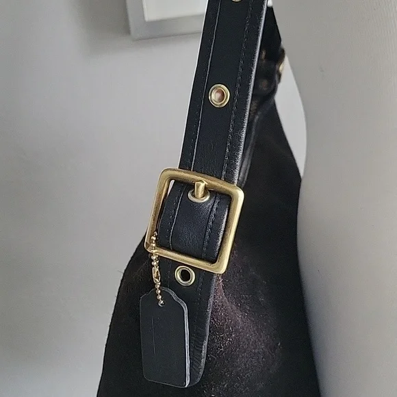 Vintage COACH Black Berkeley XL Duffle Feed Sac #9010 - Picture 9 of 16